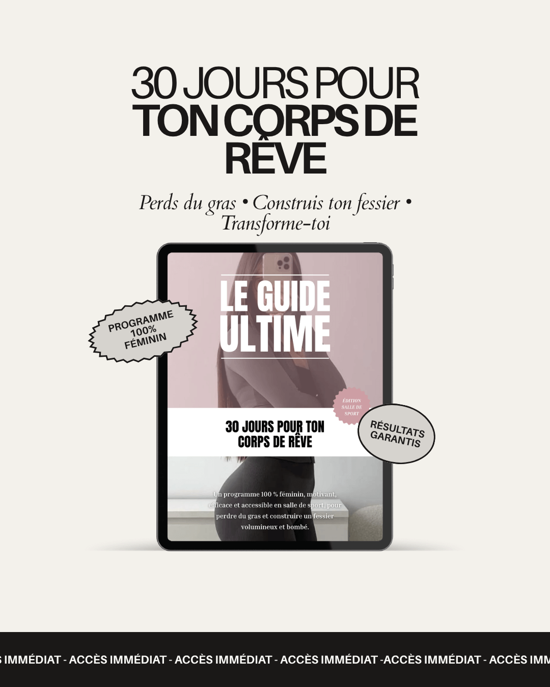 Programme Goddess Shape — 30 jours pour ton corps de rêve